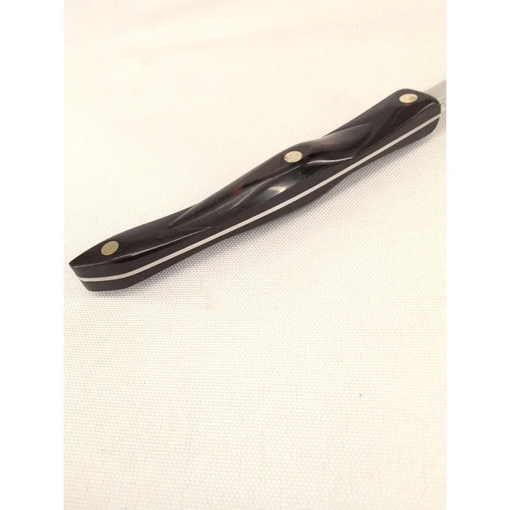 Cutco Paring Knife Brown 3120 KO Birds Beak Curved Blade Made in USA
